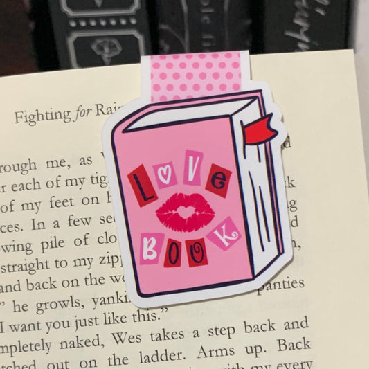 Love Book Magnetic Bookmark