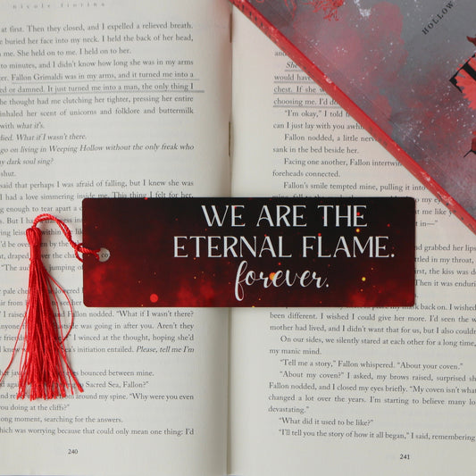 Eternal Flame Aluminum (Metal) Bookmark