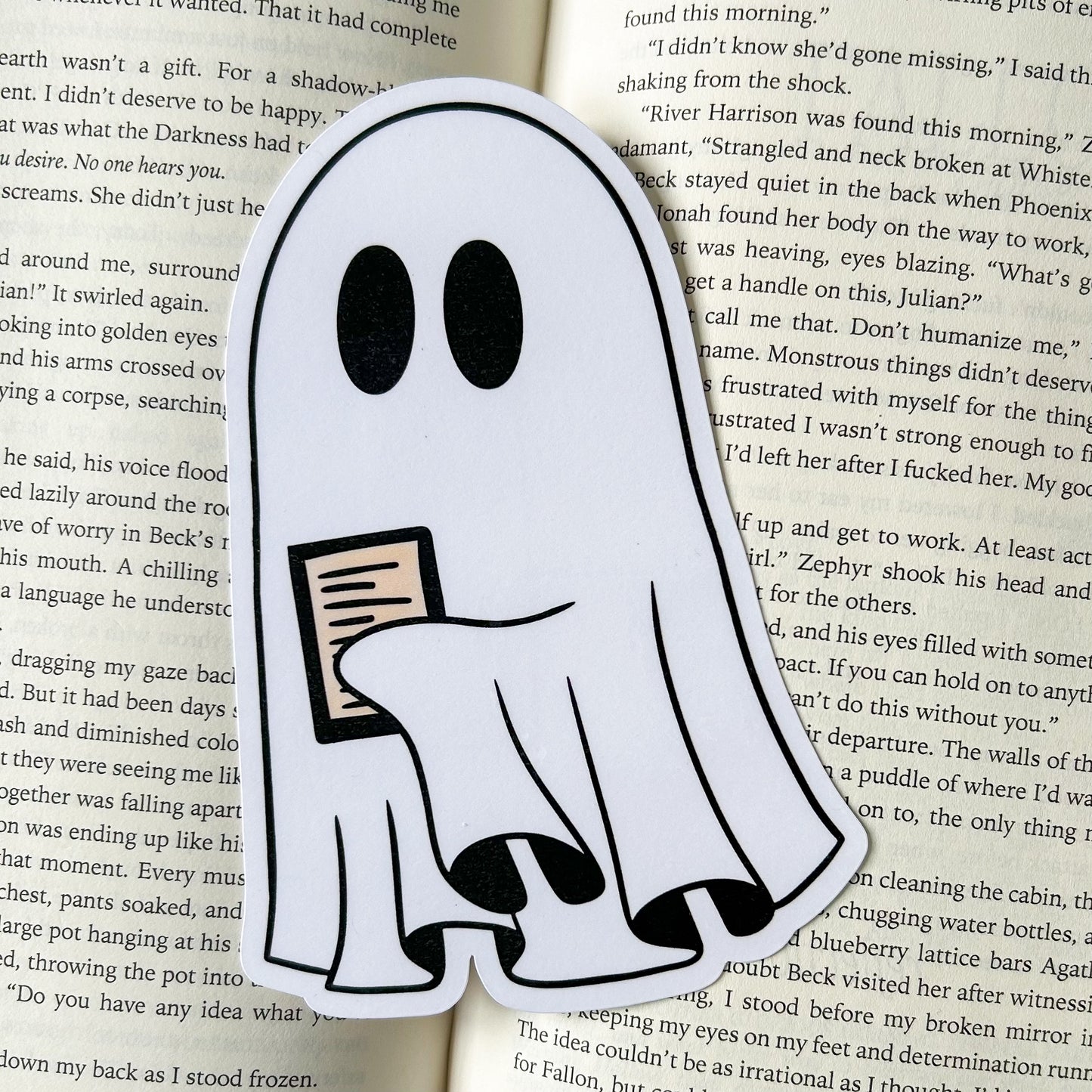 Kindle Ghostie Cut-Out Bookmark