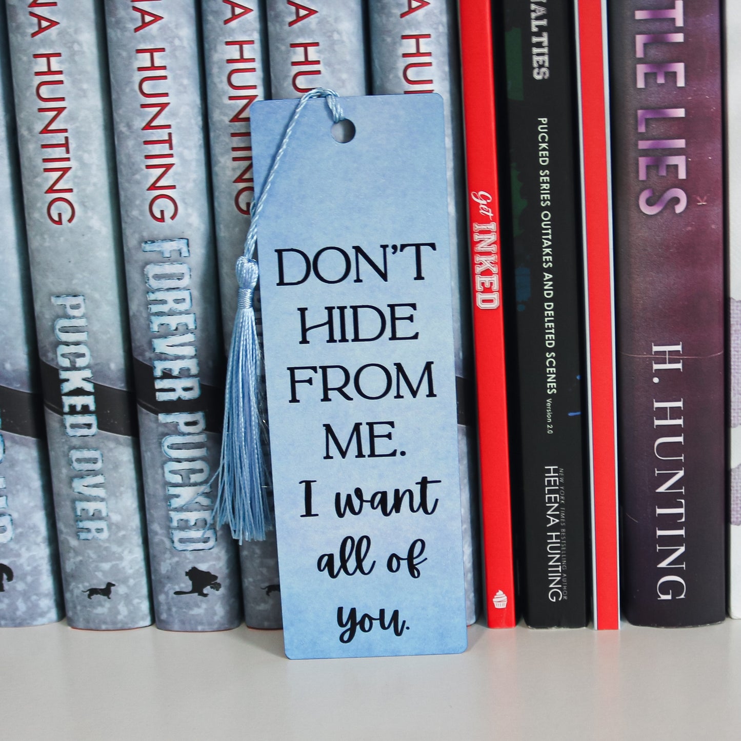 Don’t Hide From Me Aluminum (Metal) Bookmark - Catherine Cowles