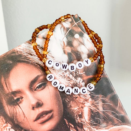 Cowboy Romance Beaded Bracelet