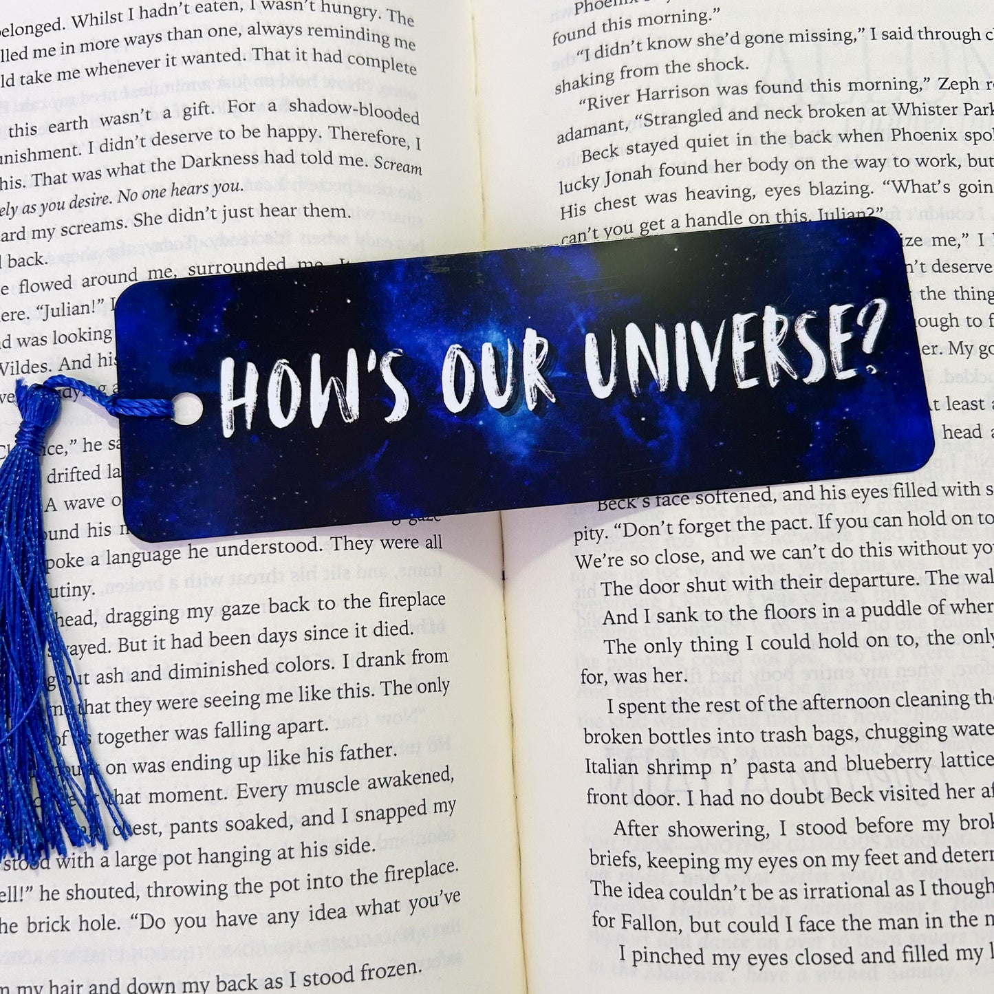 How’s Our Universe Aluminum (Metal) Bookmark - Monty Jay