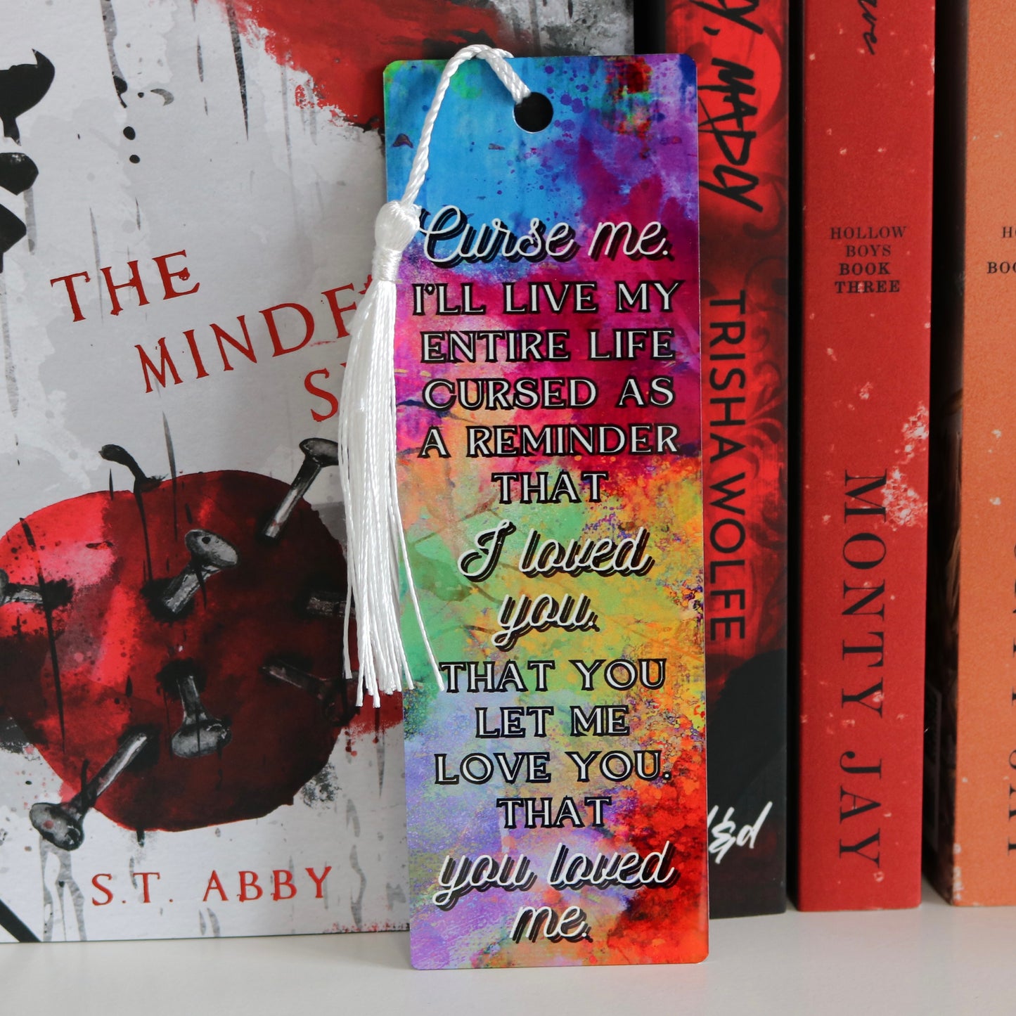 Curse Me Aluminum (Metal) Bookmark - Monty Jay