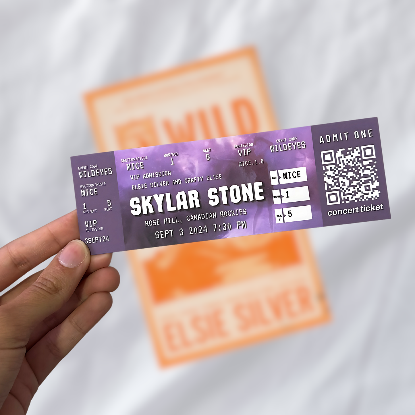 Skylar Stone Ticket Bookmark - Elsie Silver