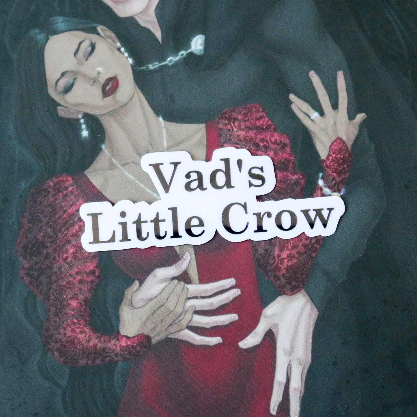 Vad's Little Crow Sticker