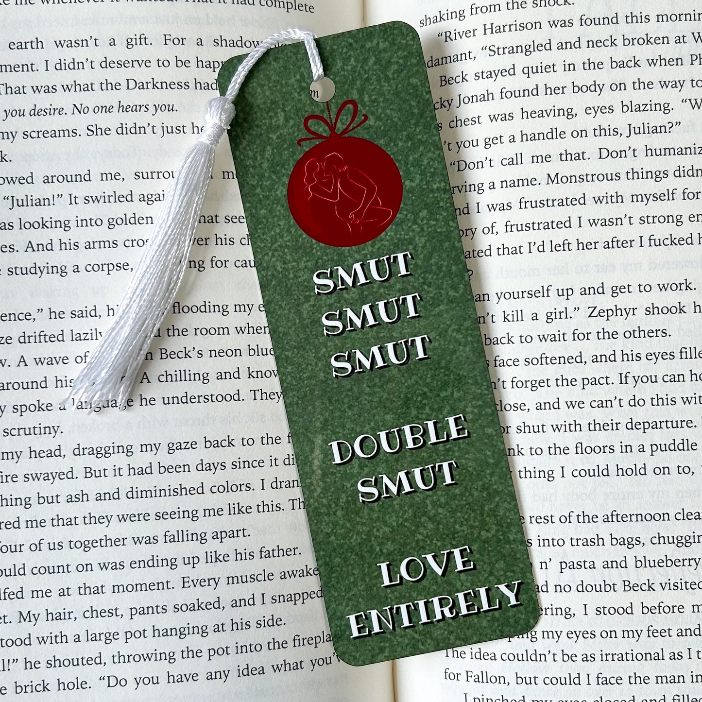 Smut Smut Smut Aluminum Bookmark