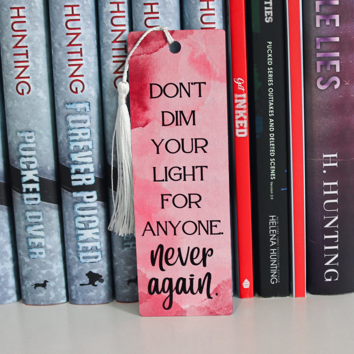 Don’t Dim Your Light Aluminum (Metal) Bookmark - Catherine Cowles