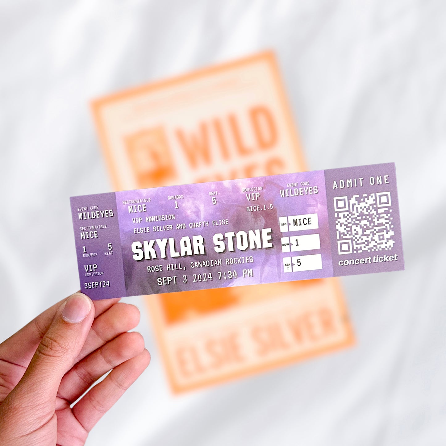 Skylar Stone Ticket Bookmark - Elsie Silver