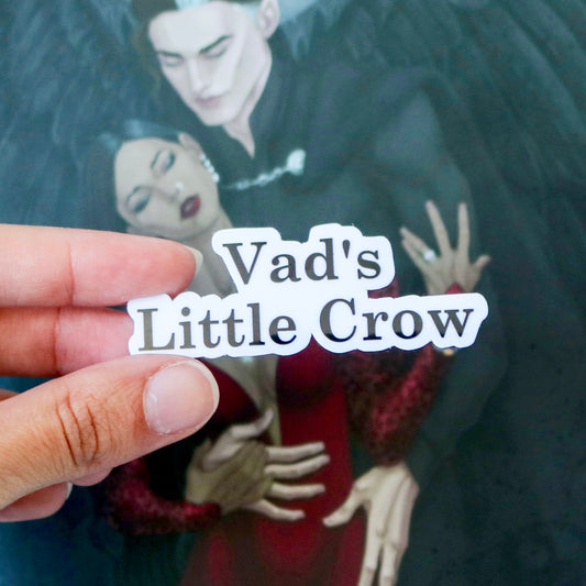 Vad's Little Crow Sticker