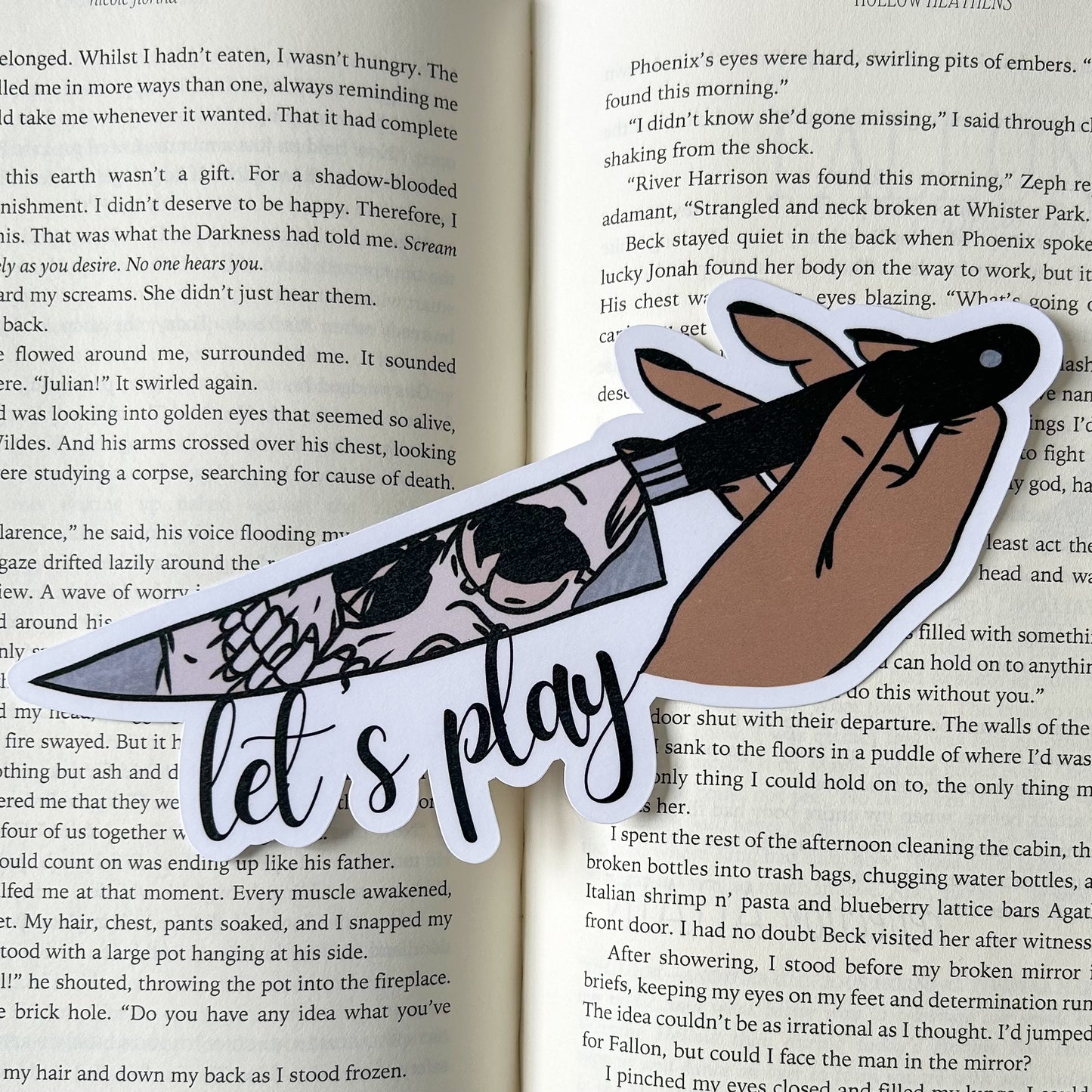 Let’s Play Cut-Out Bookmark