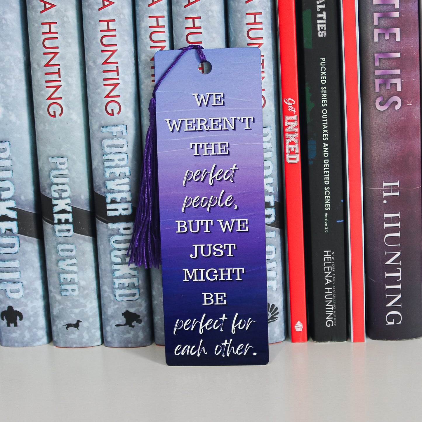 Perfect for Each Other Aluminum (Metal) Bookmark - Catherine Cowles