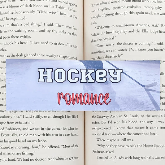 Hockey Romance Bookmark