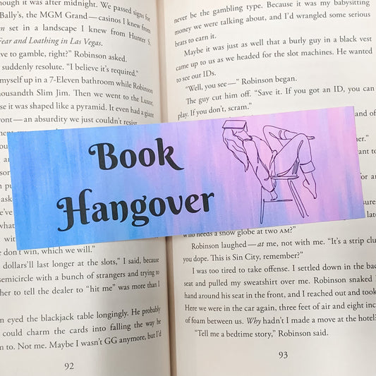 Book Hangover Bookmark