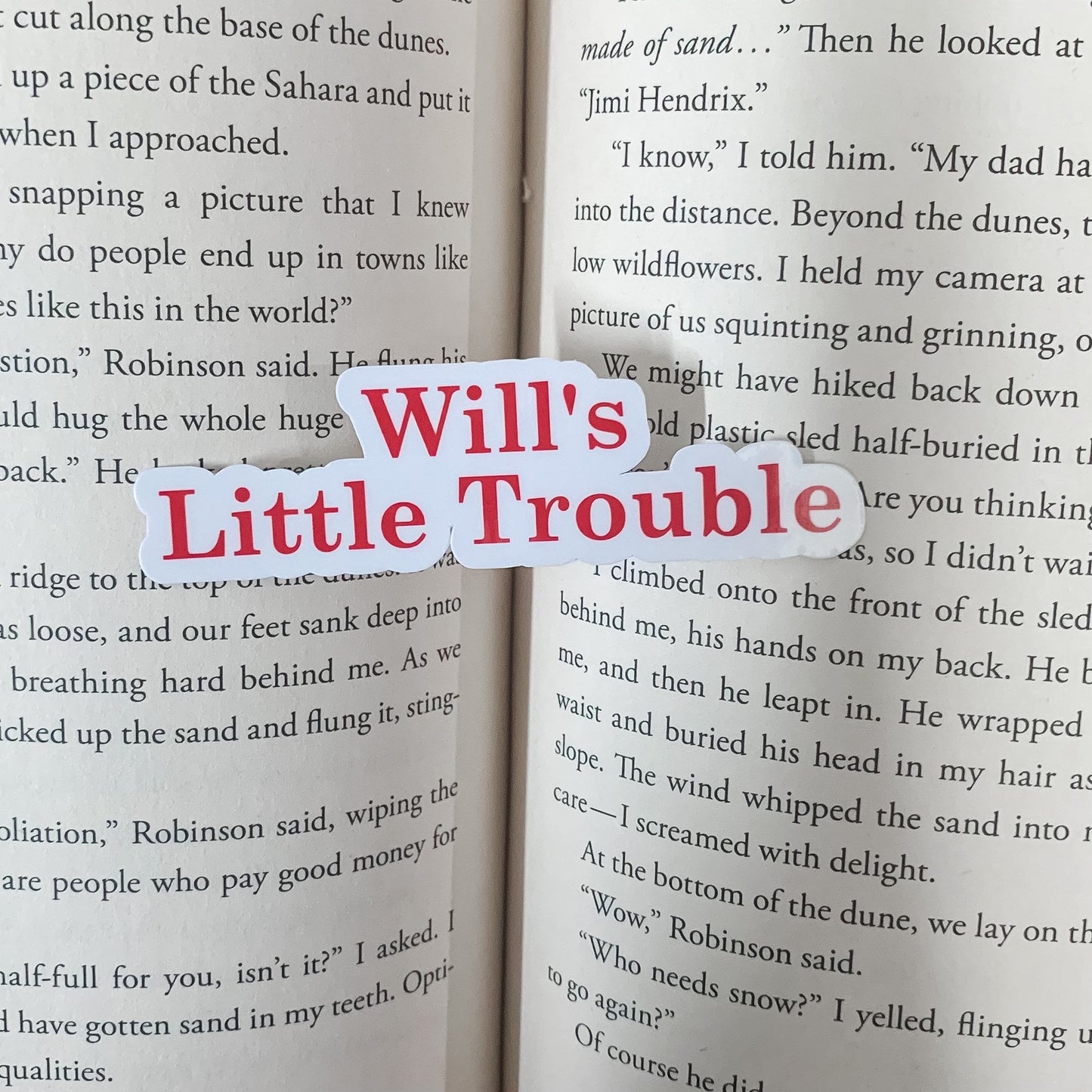 Will's Little Trouble Sticker - Penelope Douglas