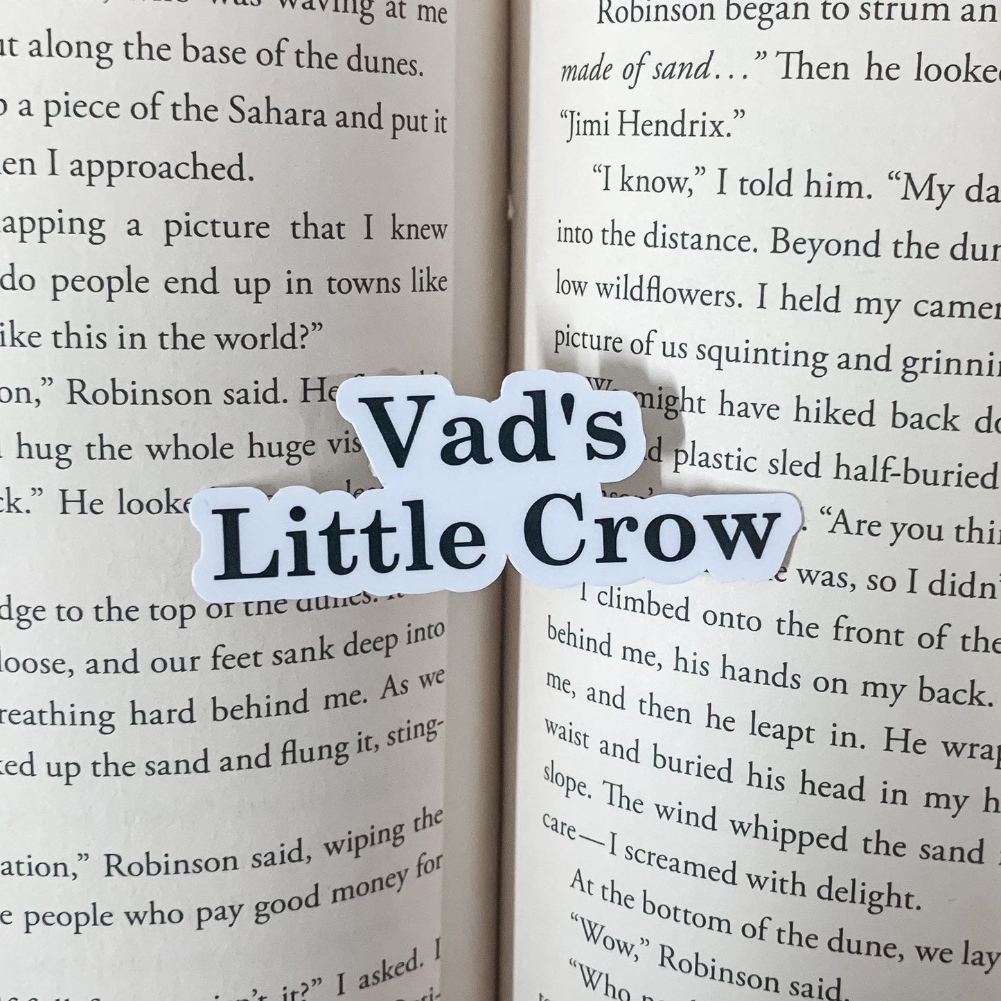 Vad's Little Crow Sticker - RuNyx