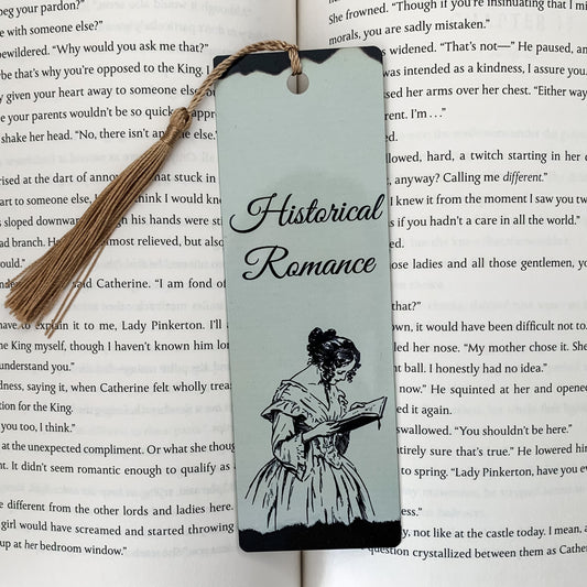 Historical Romance Aluminum Bookmark