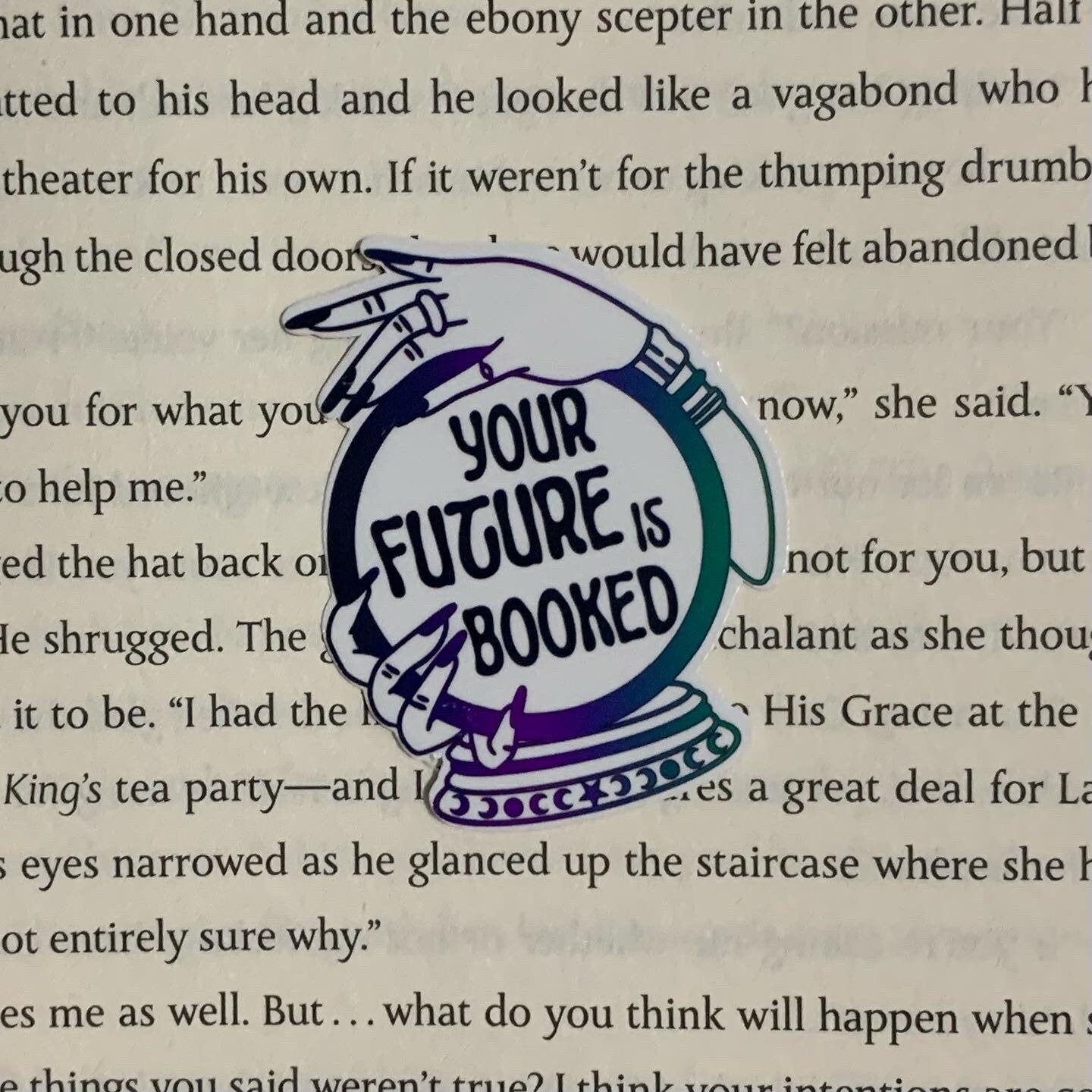 Your future is booked Sticker