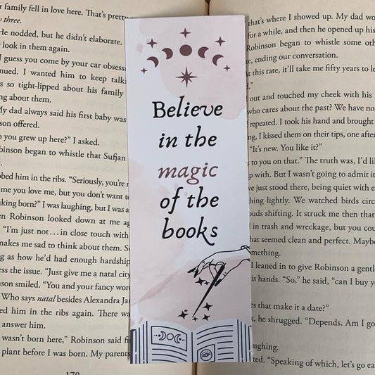 In the magic of books Bookmark