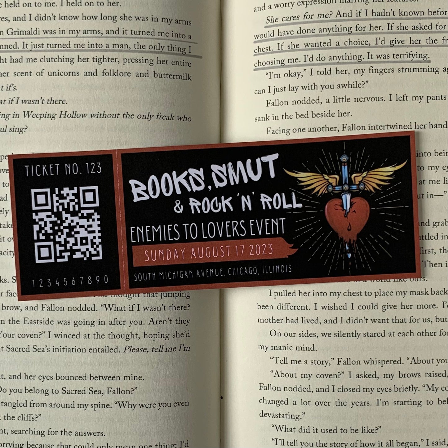 Enemies to Lovers Bookmark