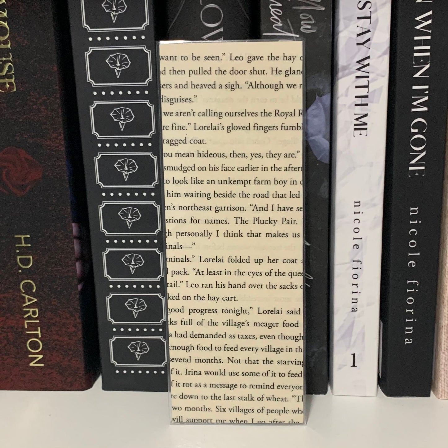 She’s got a book for every situation Trope Laminated Bookmark