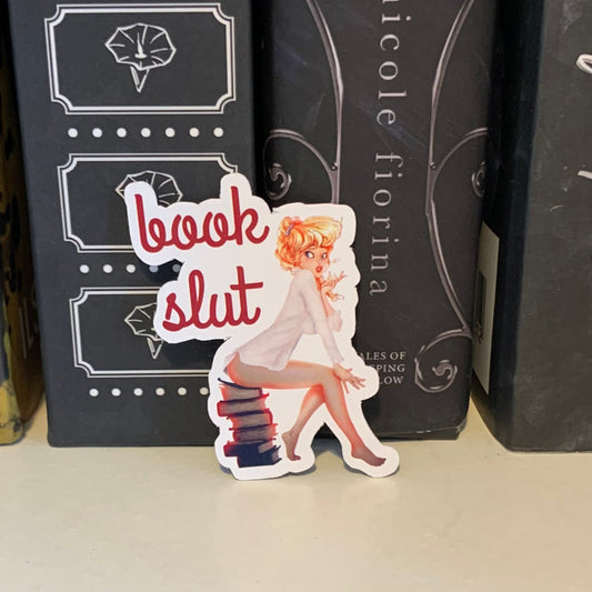 Book Sl*t Sticker