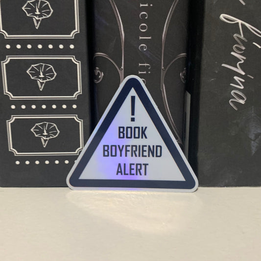 Book Boyfriend Alert Sticker