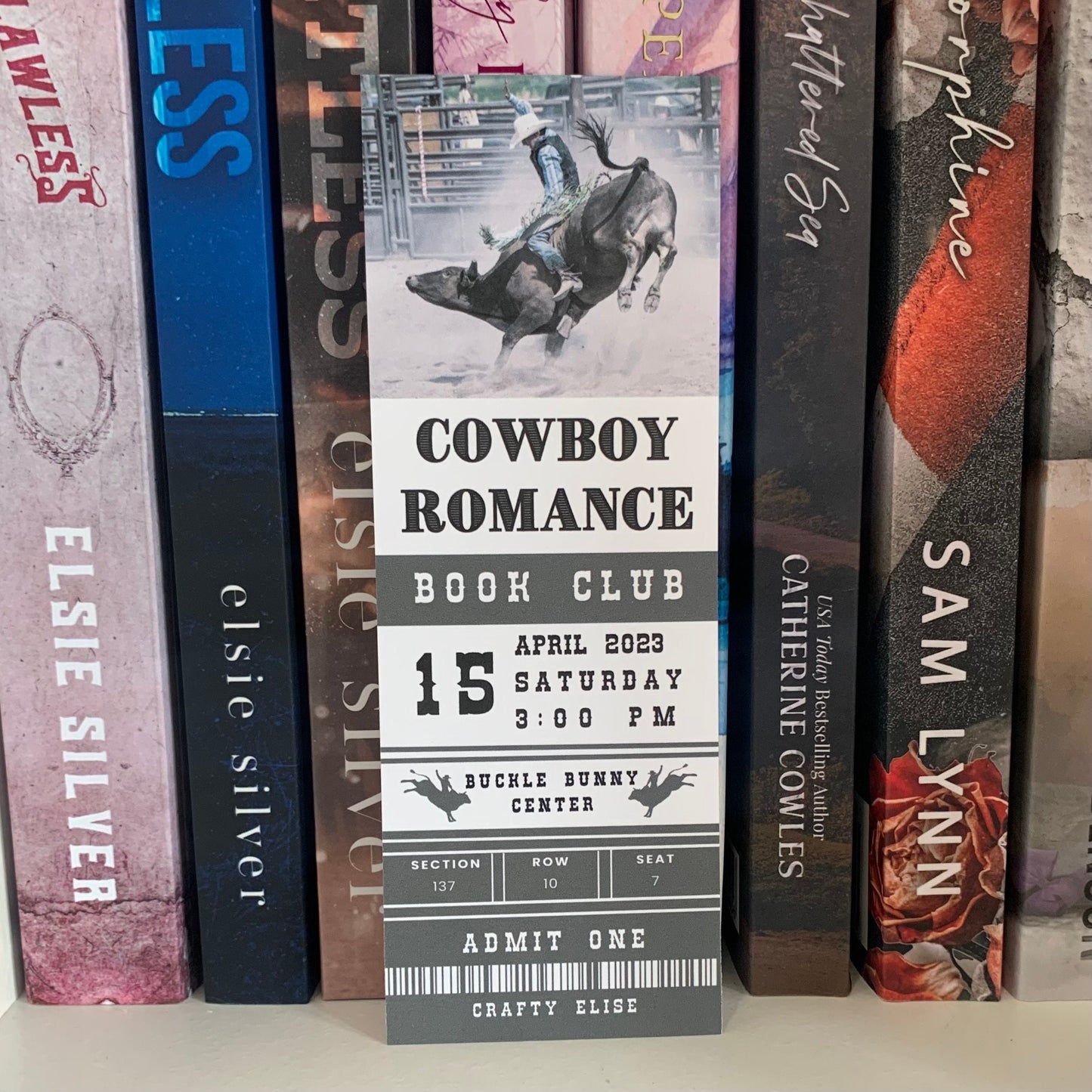 Cowboy Romance Book Club Bookmark