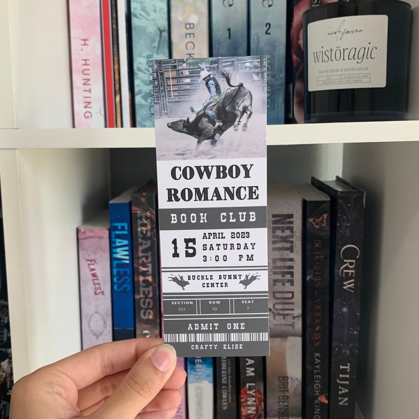 Cowboy Romance Book Club Bookmark