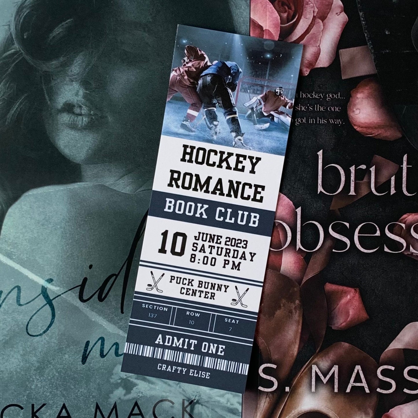 Hockey Romance Book Club Bookmark