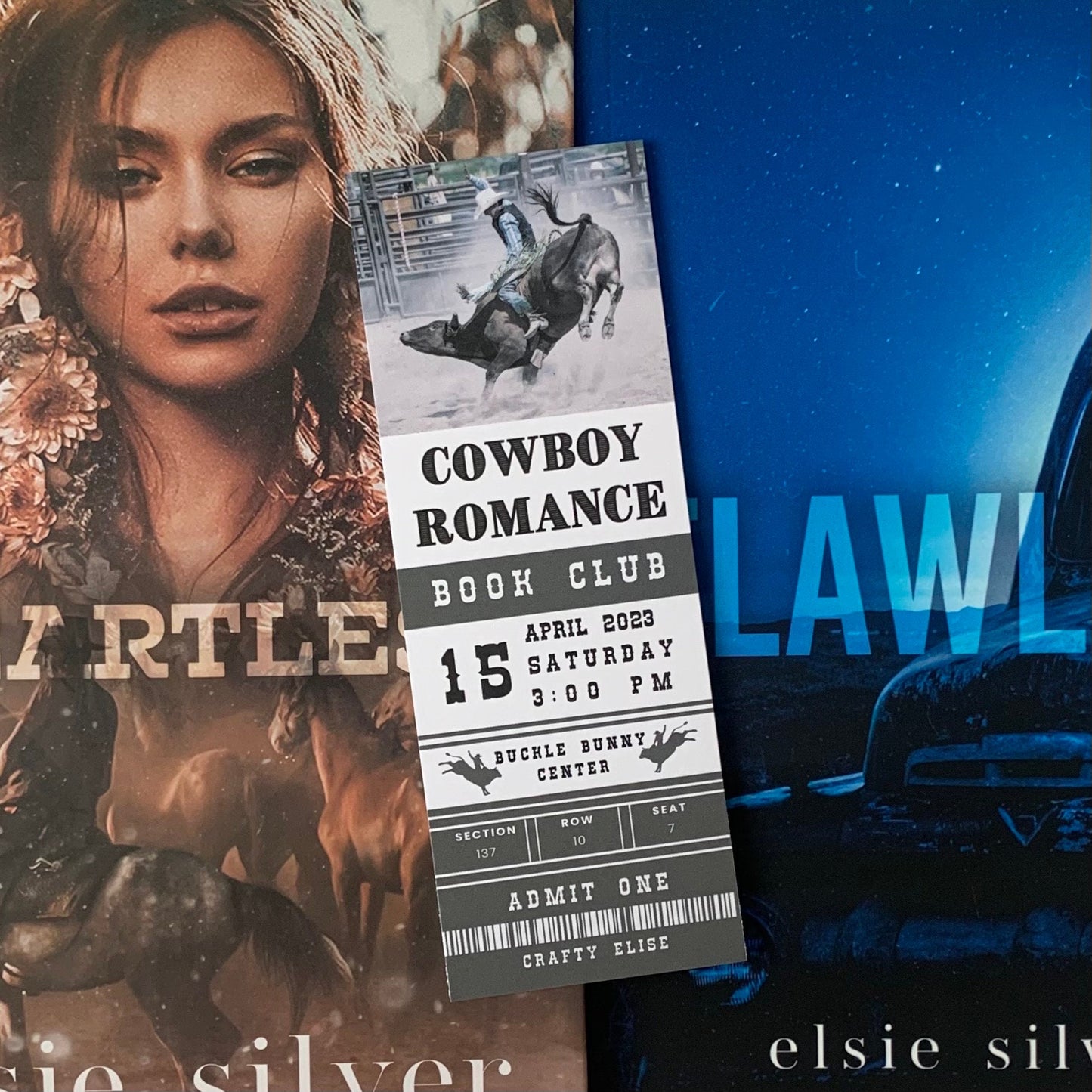 Cowboy Romance Book Club Bookmark