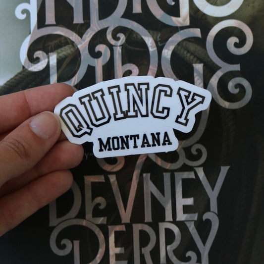 Quincy Montana Sticker
