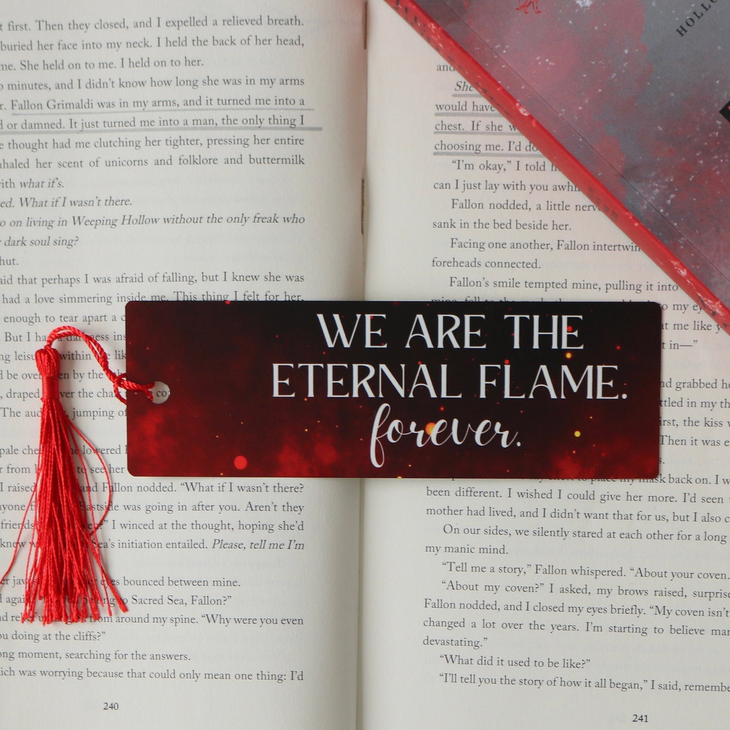 Eternal Flame Aluminum (Metal) Bookmark