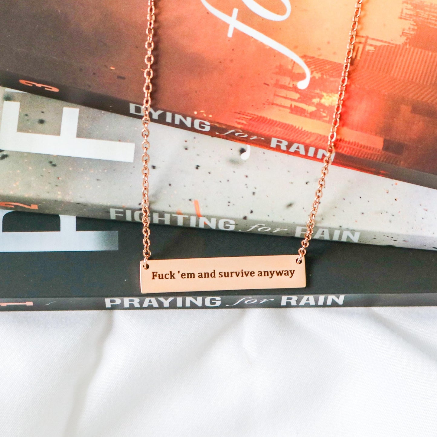 Fuck ‘em and Survive Anyway Necklace - BB Easton